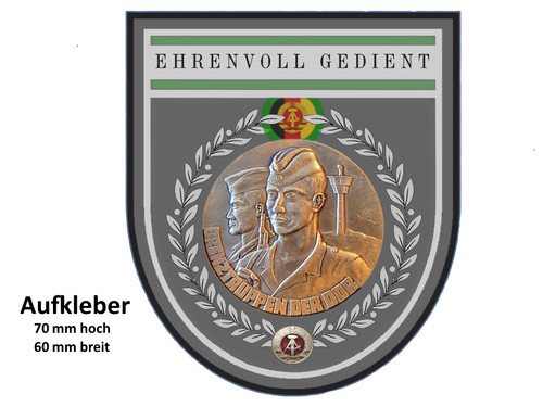 Aufkleber traditionspflege ddr - aufkleber,