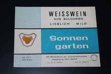 altes Weißwein Etikett