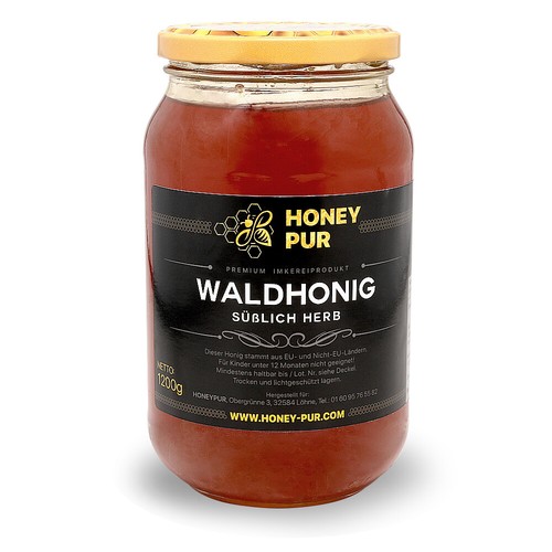 Echt wald honig honigglas - echt, wald-honig