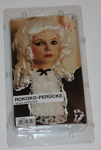 Rokoko perücke weiß - rokoko,