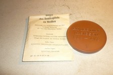 Medaille Meissen Böttger Steinzeug Siegel des Domkapitels zu Meißen ! 65mm !