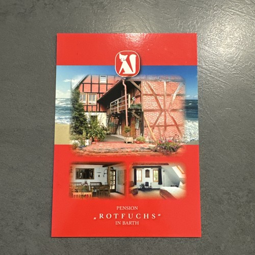 Postkarte barth pension - postkarte, barth: