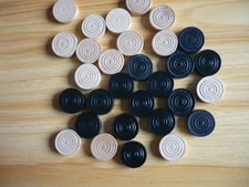 Dame / Mühle Spiel Steine je