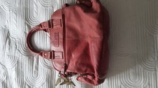 Rote leder umhängetasche - rote,