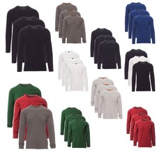 Herren Langarm Shirt 3er Pack