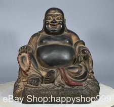 10.4" Old Tibet Bronze Gilt
