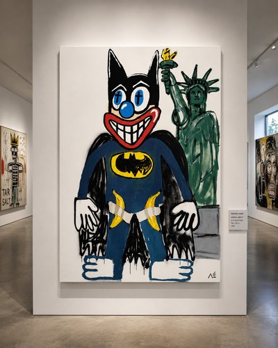 New york batman gemälde - york,
