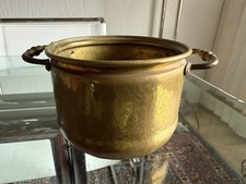 MESSING-Blumen-Übertopf,375Gr