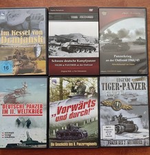 Panzerkrieg an der Ostfront/Tiger Legende Konvolut  6Stk. DVD's 2.Weltkrieg 