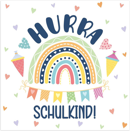100 servietten einschulung - servietten,