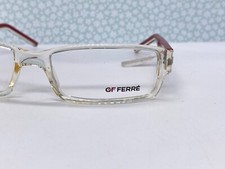Ferré Brille Damen Transparent Rot Rechteckig Lesebrille Fernbrille FF 17202