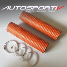 Porsche 911 964 2x Heizungsrohr Heizschlauch Luftschlauch m. Schelle 96457278500