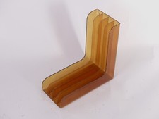 LP Vinyl Plattenwinkel Braun Transparent 70er Jahre Regal