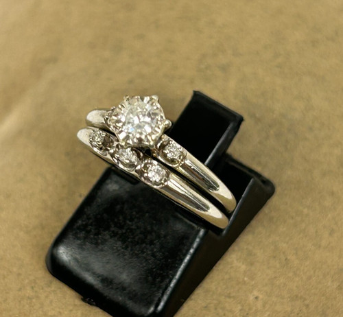 Zierlicher 14k weissgold - weissgold, 1/4