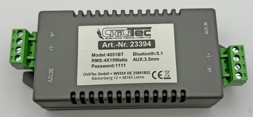 Bluetooth verstärker 4x15w - bluetooth,
