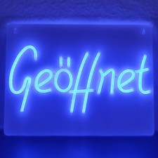 Neon LED Geöffnet Schild
