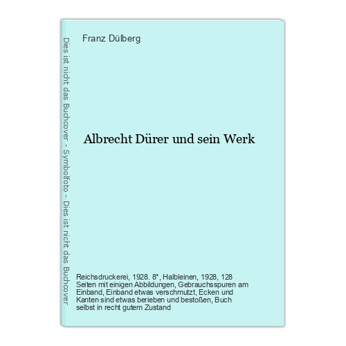 Albrecht dürer und sein werk - albrecht,