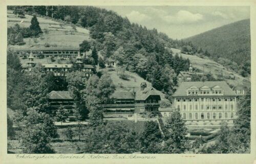 Ansichtskarte erholungsheim - ansichtskarte,