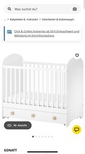 İkea Gonatt Babybett mit Matrazte