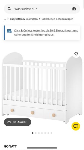 Kea gonatt babybett mit - babybett,