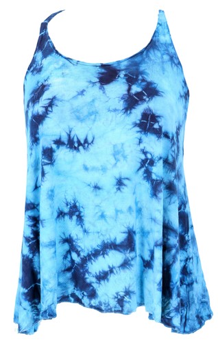 Sommerliches boho batik top - sommerliches,