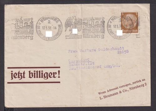 Deutsches reich brief selt - brief,
