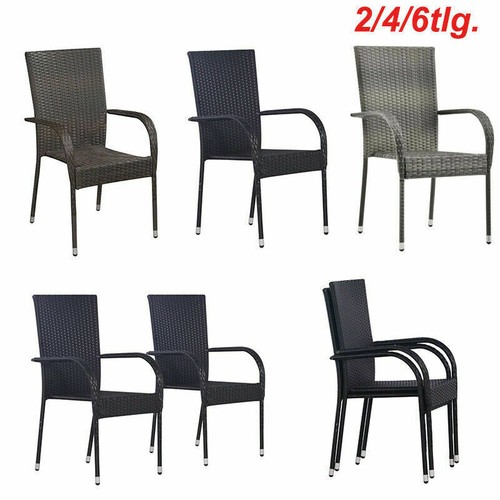 6pcs stapelstuhl sessel - 2/4/6pcs,