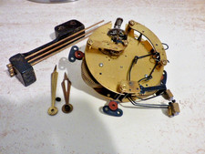 Kaminuhr Uhrwerk rund mit Schwebeanker und Tonstangen Top!