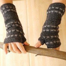 Armstulpen handgestrickt