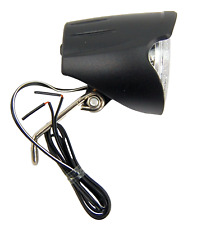 Fahrrad LED Scheinwerfer für Nabendynamo 20 Lux Standlicht Union UN-4256 schwarz