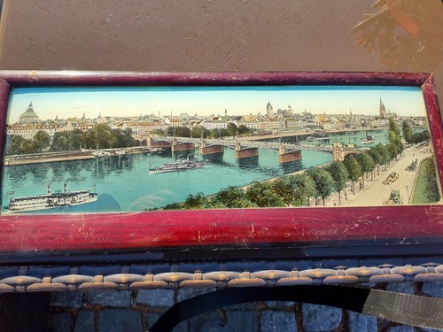 Antikes perlmuttbild frankfurt - antikes,