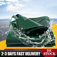 Abdeckplane wasserdicht 320g/m² PE Schutzplane mit ösen UV-beständig reißfest DE