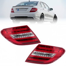 1 Paar Rückleuchten Rücklicht Bremsleuchte LED Für Mercedes Benz W204 2011-2014