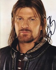 SEAN BEAN signed Autogramm 20x25cm LORD OF THE RINGS in Person autograph COA
