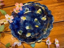 Gebäckteller Kobaltblau aus