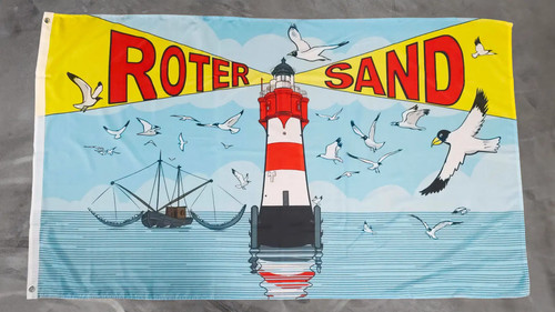 Fahne flagge roter sand - roter,