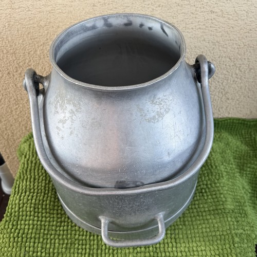 Alte aluminium milchkanne - aluminium,