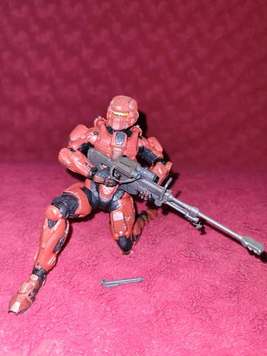 Red spartan soldier mit sniper - soldier,