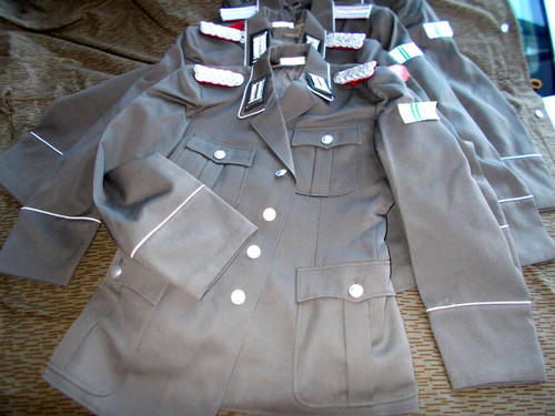 Ddr nva offizier - uniform, jacke