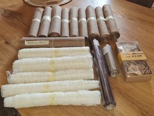 Tischläufer Jute Spitzenband Holzherzen Hochzeit Geburtstag top Zustand