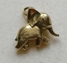 Gold Kette Anhänger Elefant