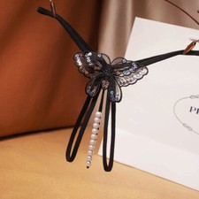 Sexy Frauen Spitze Perle Tanga