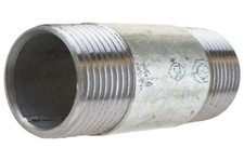 Rohrdoppelnippel verzinkt mit Außengewinde Nr. 23 Gewindefitting Fitting