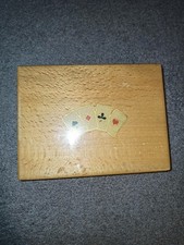 Alte Spielkarten Box Rommé