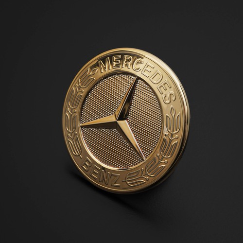 Mercedes emblem stern für e - emblem, c