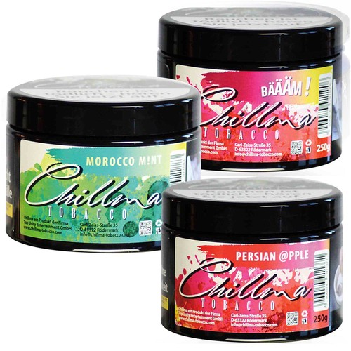 Chillma 250g shisha tabak - 250g,