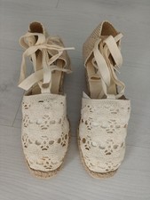 Damen Plateau Sandaletten von Gaimo Absatzhöhe 6 cm Größe 39 Beige