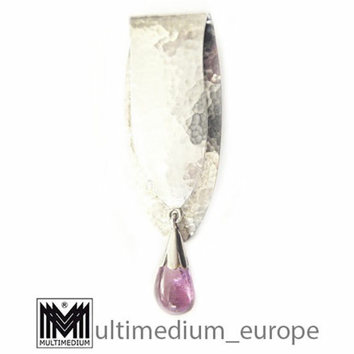 Jugendstil clip silber - jugendstil,