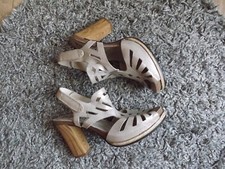 FELMINI;SANDALEN;BEIGE/METALISCH;LEDER;GR.39;NEU;TOLL!!!