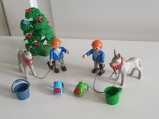 Playmobil Kinder ZWILLINGE Freunde Brüder, Geschwister , Esel+ Zubehör